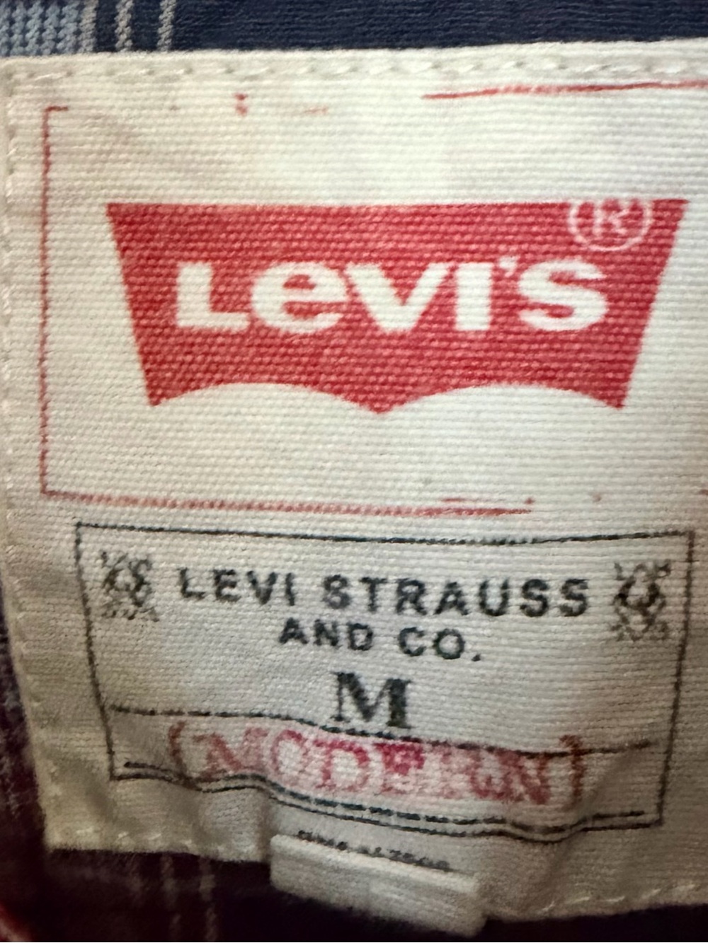 Levi’s Multicolor Pearl Snap Men’s M Long Sleeve Snap Up Shirt - Picture 2 of 7